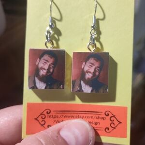 Post Malone earrings
